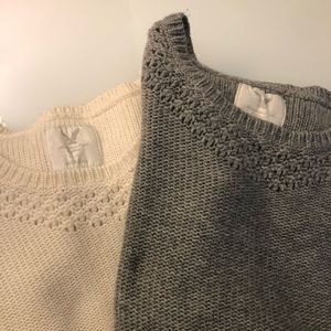 Two American Eagle sweaters